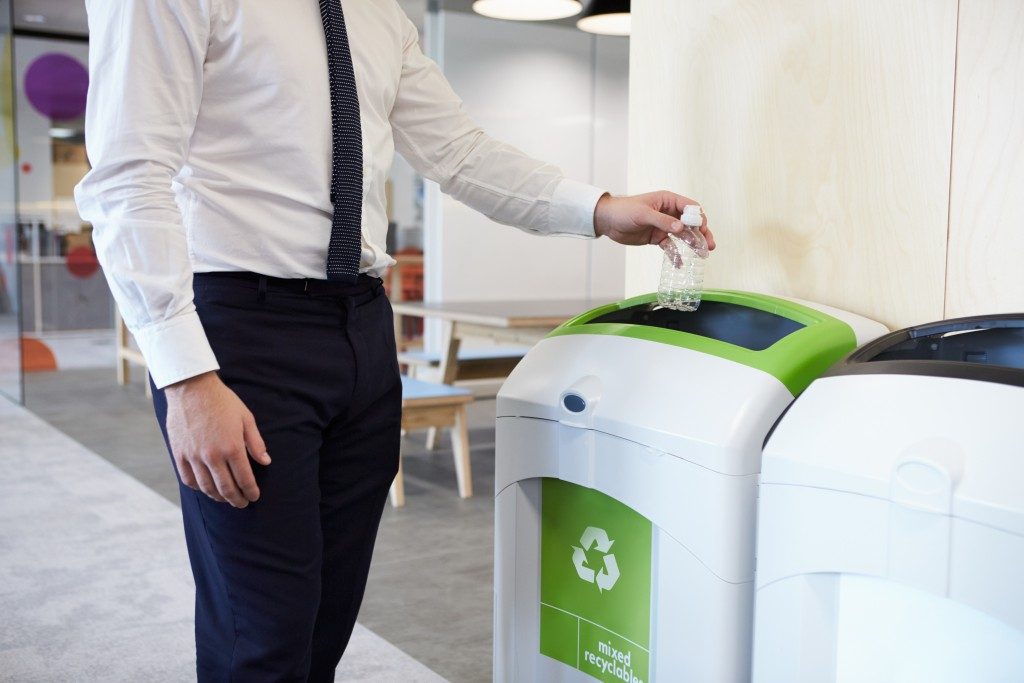 Recycling in the workplace