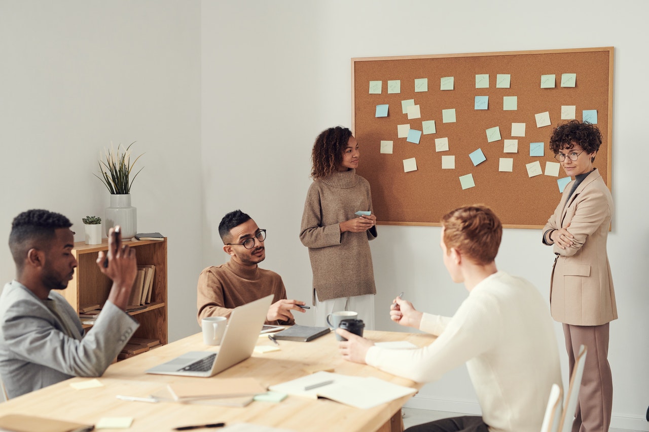 meeting at the office